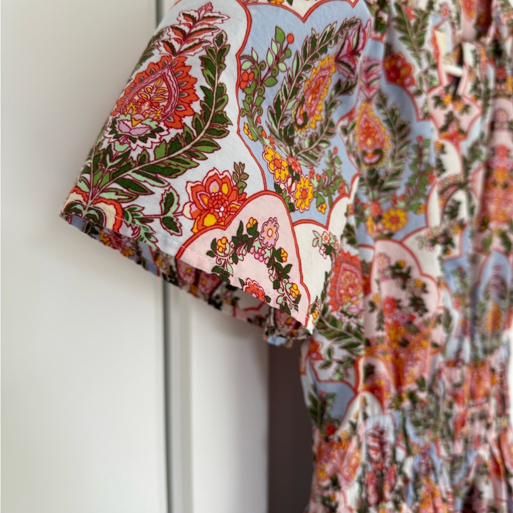By Anthropologie Multicolor Paisley Maxi Dress - Picture 5 of 9